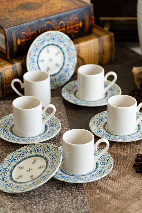 Hermia Saraylı 12 Juego de tazas de café Multicolor Hermia Saraylı 12 Juego de tazas de café Multicolor